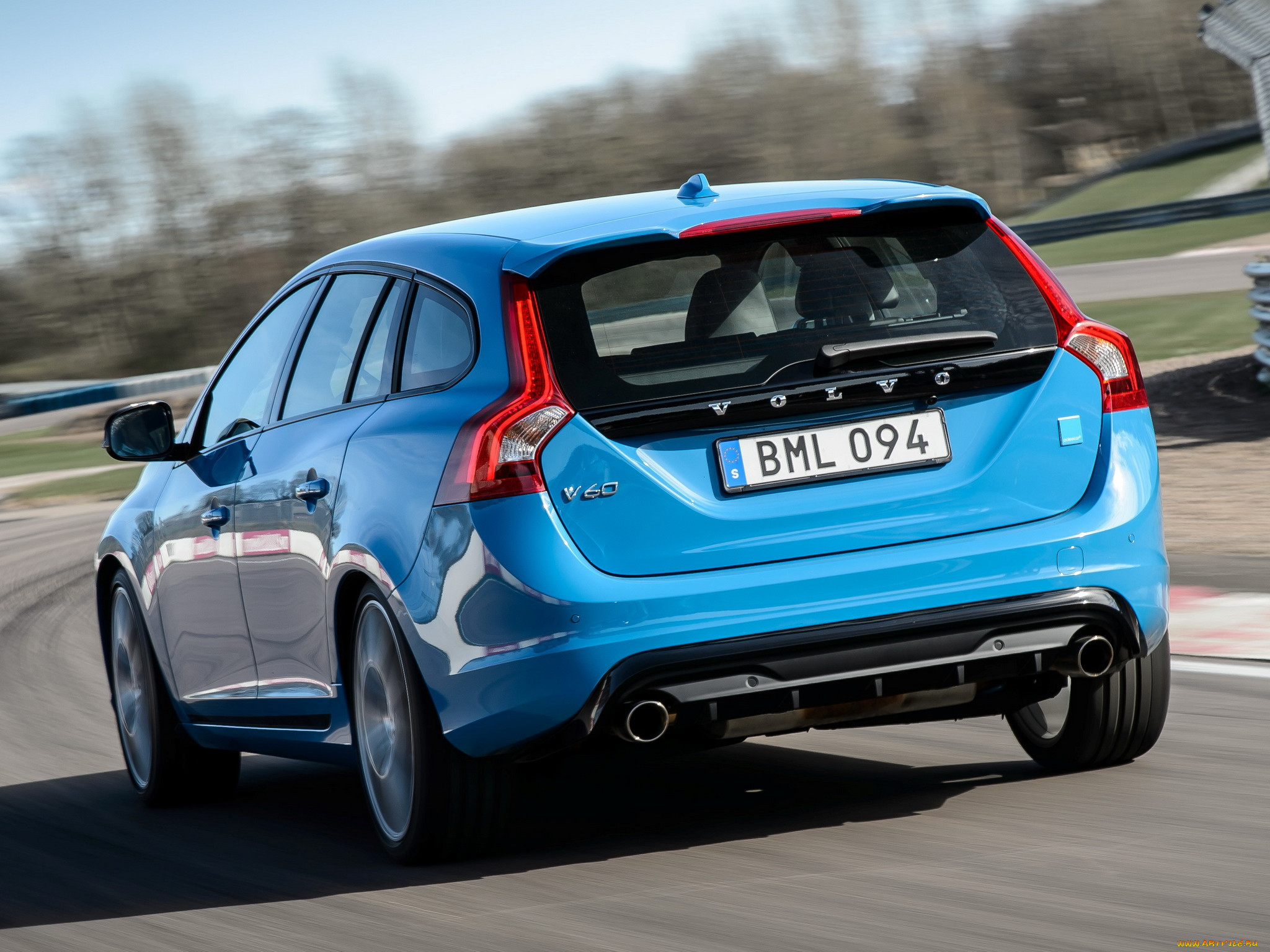 , volvo, v60, polestar, 2014, 